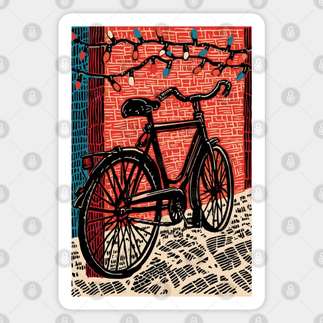 Vintage City Bicycle | An Urban Commuter's Ride Magnet by TuncGK